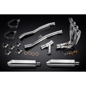 Delkevic volledig systeem Tri-Oval RVS 320mm zonder e-keur - ZZR1400 (2008-2011)