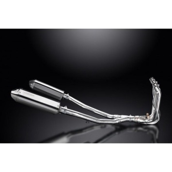 Delkevic volledig systeem Tri-Oval RVS 320mm zonder e-keur - ZZR1400 (2008-2011)