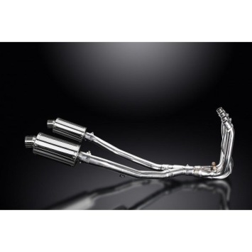 Delkevic volledig systeem Oval RVS 225mm zonder e-keur - ZZR1400 (2008-2011)