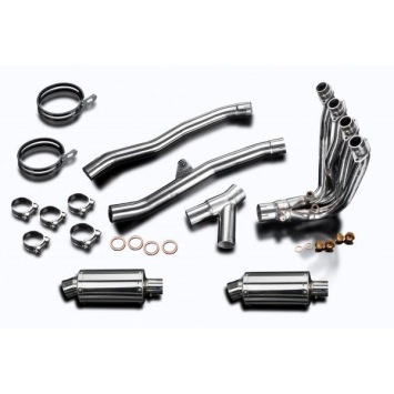 Delkevic volledig systeem Oval RVS 225mm zonder e-keur - ZZR1400 (2008-2011)