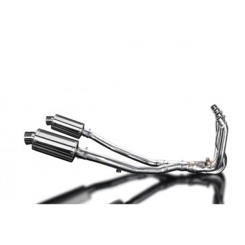 Delkevic volledig systeem Oval RVS 225mm zonder e-keur - ZZR1400 (2008-2011)