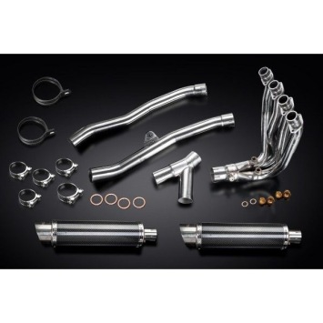 Delkevic volledig systeem Round Carbon 350mm zonder e-keur - ZZR1400 (2008-2011)