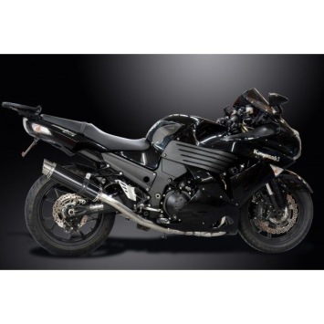 Delkevic volledig systeem Round Carbon 350mm zonder e-keur - ZZR1400 (2008-2011)