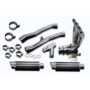 Delkevic volledig systeem Round Carbon 350mm zonder e-keur - ZZR1400 (2008-2011)