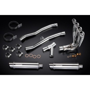 Delkevic volledig systeem Round RVS 350mm zonder e-keur - ZZR1400 (2008-2011)