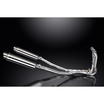 Delkevic volledig systeem Round RVS 350mm zonder e-keur - ZZR1400 (2008-2011)