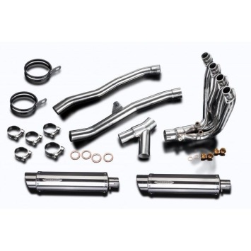 Delkevic volledig systeem Round RVS 350mm zonder e-keur - ZZR1400 (2008-2011)