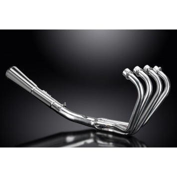 Delkevic volledig systeem Megaphone RVS 550mm zonder e-keur - GSX1100E (1979-1981)