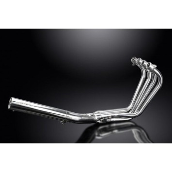 Delkevic volledig systeem Short Straight RVS 350mm zonder e-keur - GSX1100E (1979-1981)