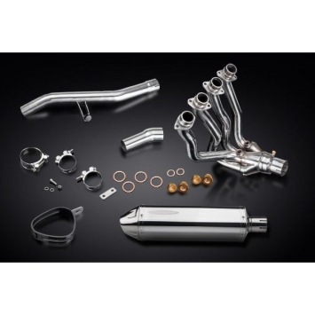 Delkevic volledig systeem Tri-Oval RVS 320mm zonder e-keur - GTR1400 (2007-2020)