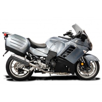 Delkevic volledig systeem Tri-Oval RVS 320mm zonder e-keur - GTR1400 (2007-2020)