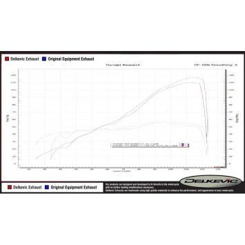Delkevic volledig systeem Oval RVS 225mm zonder e-keur - Street Triple (2017-2020)