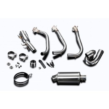 Delkevic volledig systeem Oval RVS 225mm zonder e-keur - Street Triple (2017-2020)