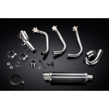 Delkevic volledig systeem Round Carbon 350mm zonder e-keur - Street Triple (2017-2020)