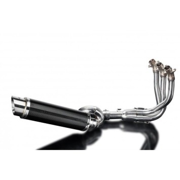 Delkevic volledig systeem Round Carbon 350mm zonder e-keur - Street Triple (2017-2020)