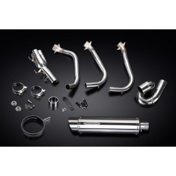 Delkevic volledig systeem Round RVS 350mm zonder e-keur - Street Triple (2017-2020)