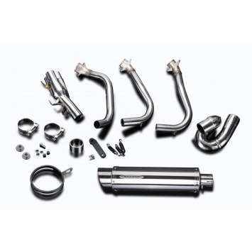 Delkevic volledig systeem Round RVS 350mm zonder e-keur - Street Triple (2017-2020)