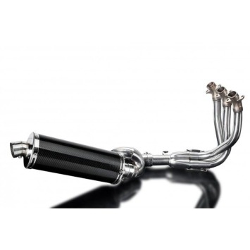 Delkevic volledig systeem Oval Carbon 350mm zonder e-keur - Street Triple (2017-2020)