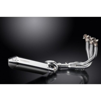 Delkevic volledig systeem Tri-Oval RVS 320mm zonder e-keur - Street Triple (2017-2020)