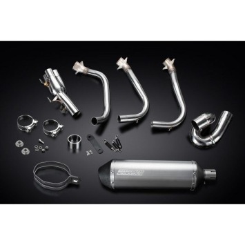 Delkevic volledig systeem X-Oval Titanium 343mm zonder e-keur - Street Triple (2017-2020)