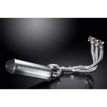 Delkevic volledig systeem X-Oval Titanium 343mm zonder e-keur - Street Triple (2017-2020)