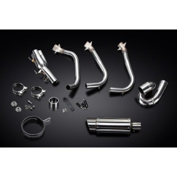 Delkevic volledig systeem Round RVS 200mm zonder e-keur - Street Triple (2017-2020)