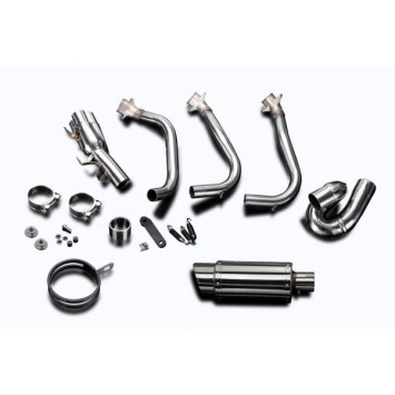 Delkevic volledig systeem Round RVS 200mm zonder e-keur - Street Triple (2017-2020)