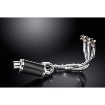 Delkevic volledig systeem Oval Carbon 225mm zonder e-keur - Street Triple (2017-2020)