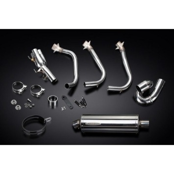 Delkevic volledig systeem Oval RVS 350mm zonder e-keur - Street Triple (2017-2020)