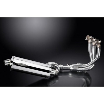 Delkevic volledig systeem Oval RVS 350mm zonder e-keur - Street Triple (2017-2020)