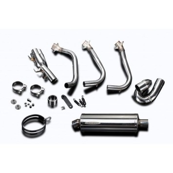 Delkevic volledig systeem Oval RVS 350mm zonder e-keur - Street Triple (2017-2020)