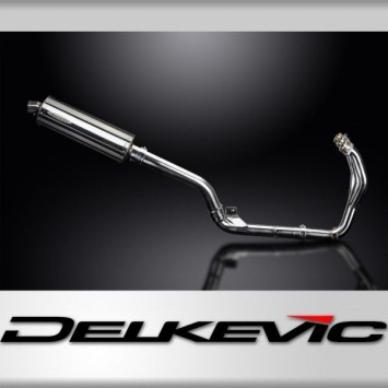 Delkevic volledig systeem Oval RVS 350mm - Tiger 800 2010-2019