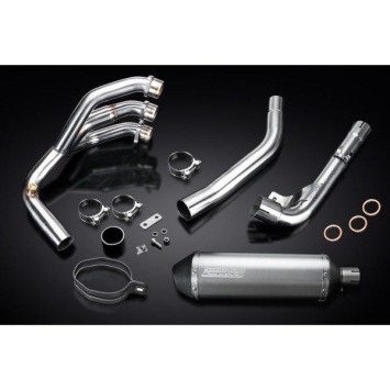 Delkevic volledig systeem Oval RVS 450mm zonder e-keur - Tiger 800 2010-2019