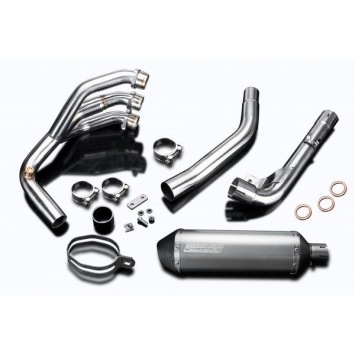 Delkevic volledig systeem Oval RVS 450mm zonder e-keur - Tiger 800 2010-2019