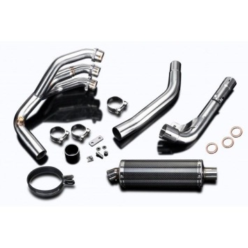 Delkevic volledig systeem Oval Carbon 350mm zonder e-keur - Tiger 800 2010-2019