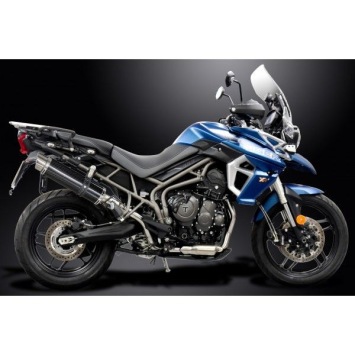 Delkevic volledig systeem Round Carbon 350mm zonder e-keur - Tiger 800 2010-2019