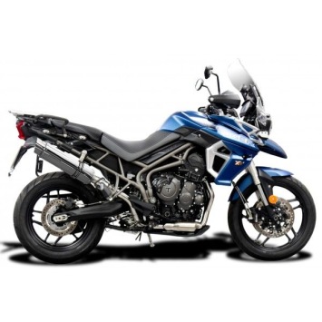 Delkevic volledig systeem Round RVS 350mm zonder e-keur - Tiger 800 2010-2019