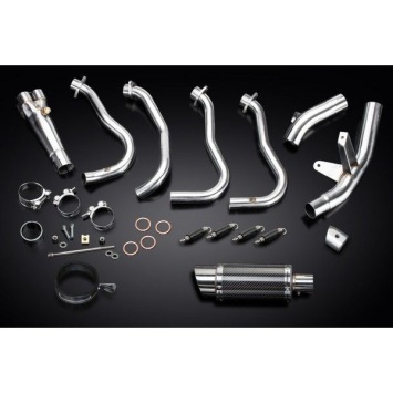 Delkevic volledig systeem Round Carbon 200mm zonder e-keur - GSX-S1000F (2015-2020)