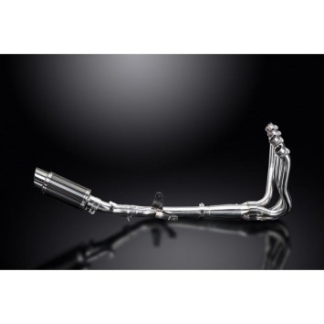 Delkevic volledig systeem Round Carbon 200mm zonder e-keur - GSX-S1000F (2015-2020)