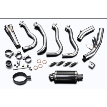 Delkevic volledig systeem Oval Carbon 225mm zonder e-keur - GSX-S1000F (2015-2020)