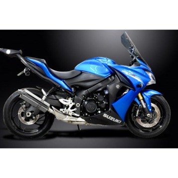 Delkevic volledig systeem Oval RVS 350mm zonder e-keur - GSX-S1000F (2015-2020)