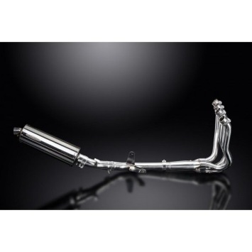 Delkevic volledig systeem Oval RVS 350mm zonder e-keur - GSX-S1000F (2015-2020)