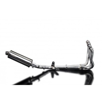 Delkevic volledig systeem Oval RVS 350mm zonder e-keur - GSX-S1000F (2015-2020)