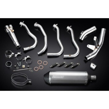 Delkevic volledig systeem X-Oval Titanium 343mm zonder e-keur - GSX-S1000F (2015-2020)