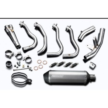 Delkevic volledig systeem X-Oval Titanium 343mm zonder e-keur - GSX-S1000F (2015-2020)