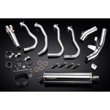 Delkevic volledig systeem Oval RVS 450mm zonder e-keur - GSX-S1000F (2015-2020)