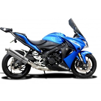 Delkevic volledig systeem Oval RVS 450mm zonder e-keur - GSX-S1000F (2015-2020)