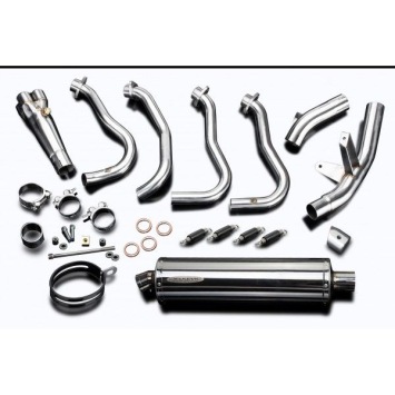 Delkevic volledig systeem Oval RVS 450mm zonder e-keur - GSX-S1000F (2015-2020)