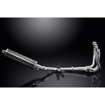 Delkevic volledig systeem Oval Carbon 450mm zonder e-keur - GSX-S1000F (2015-2020)