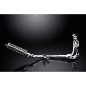 Delkevic volledig systeem Oval Carbon 350mm zonder e-keur - GSX-S1000F (2015-2020)